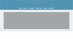 Desktop Screenshot of eyedoctor.co.za