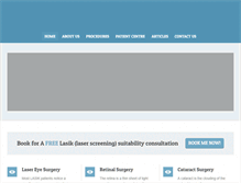 Tablet Screenshot of eyedoctor.co.za