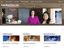 Tablet Screenshot of eyedoctor.ca